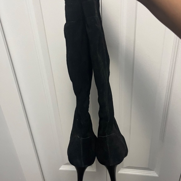 Suede long boots - Picture 4 of 7